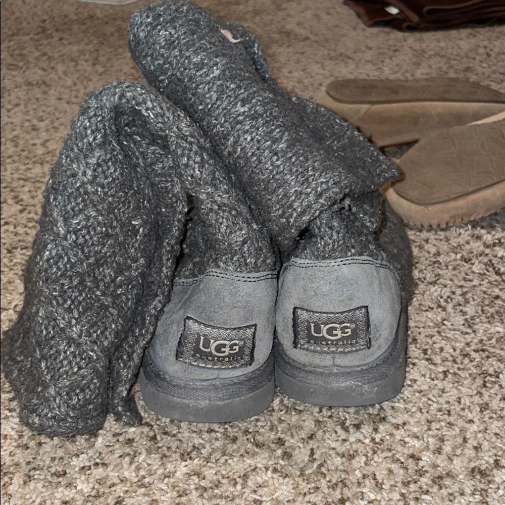 Knit ugh boots